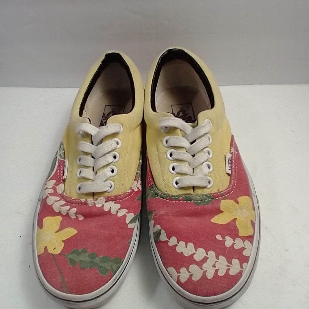 Vans Era Doren Hawaiian Tropical Floral Shoes Women's sz 8.5/ Men's sz 7 - Picture 2 of 10